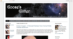 Desktop Screenshot of goosesglitter.com