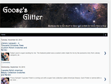 Tablet Screenshot of goosesglitter.com
